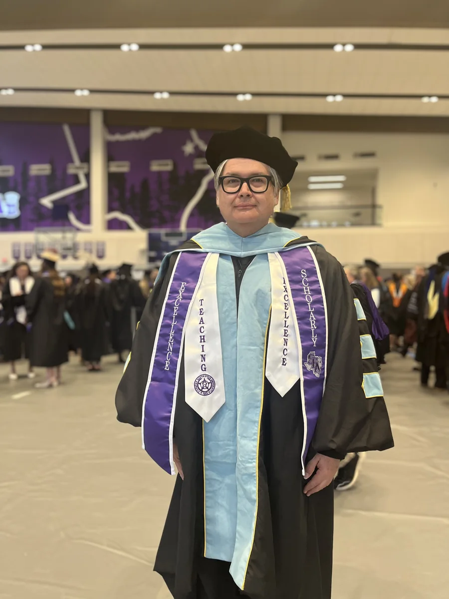Herbert Midgley in doctoral regalia