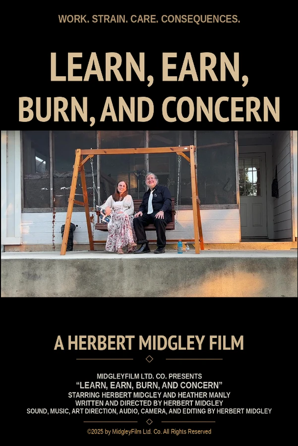 Poster for Learn, Earn, Burn, and Concern